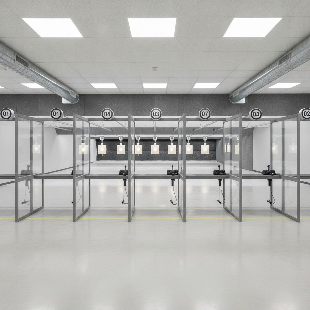 Professional indoor shooting range facility